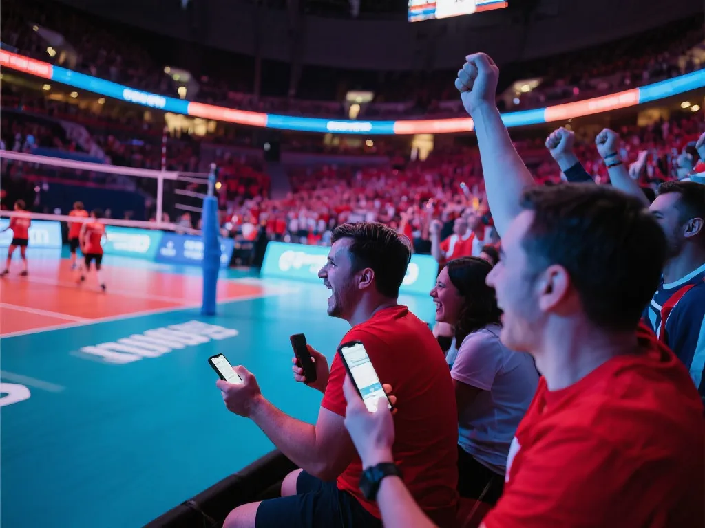 当虎扑体育“后台模式”遇上排球热情：用科技点燃球迷新体验