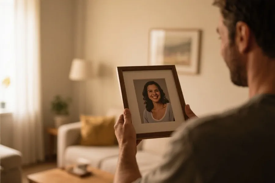 Akbar Sahari怀念妻子的温情瞬间